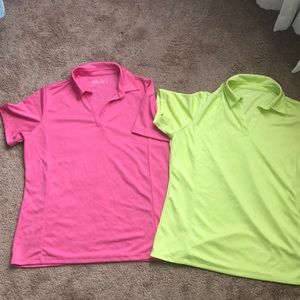 2for1!!!! Dri-fit women’s golf shirts